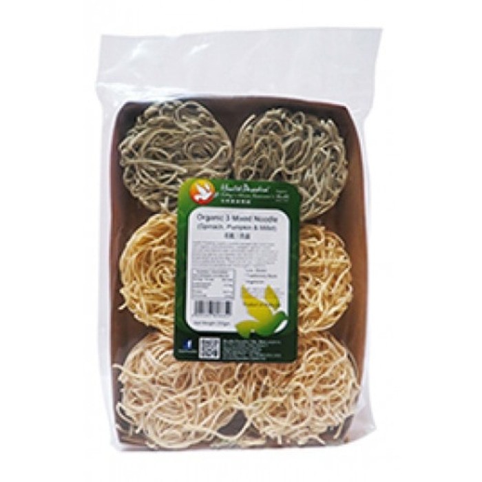 

Organic 3 Mixed Noodle 250g (Spinach,Pumpkin,Millet)