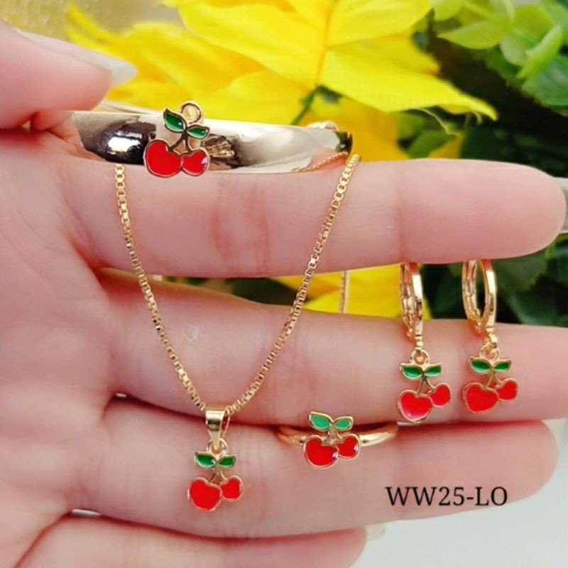 set perhiasan anak anak xuping lapis mas impor tercantik