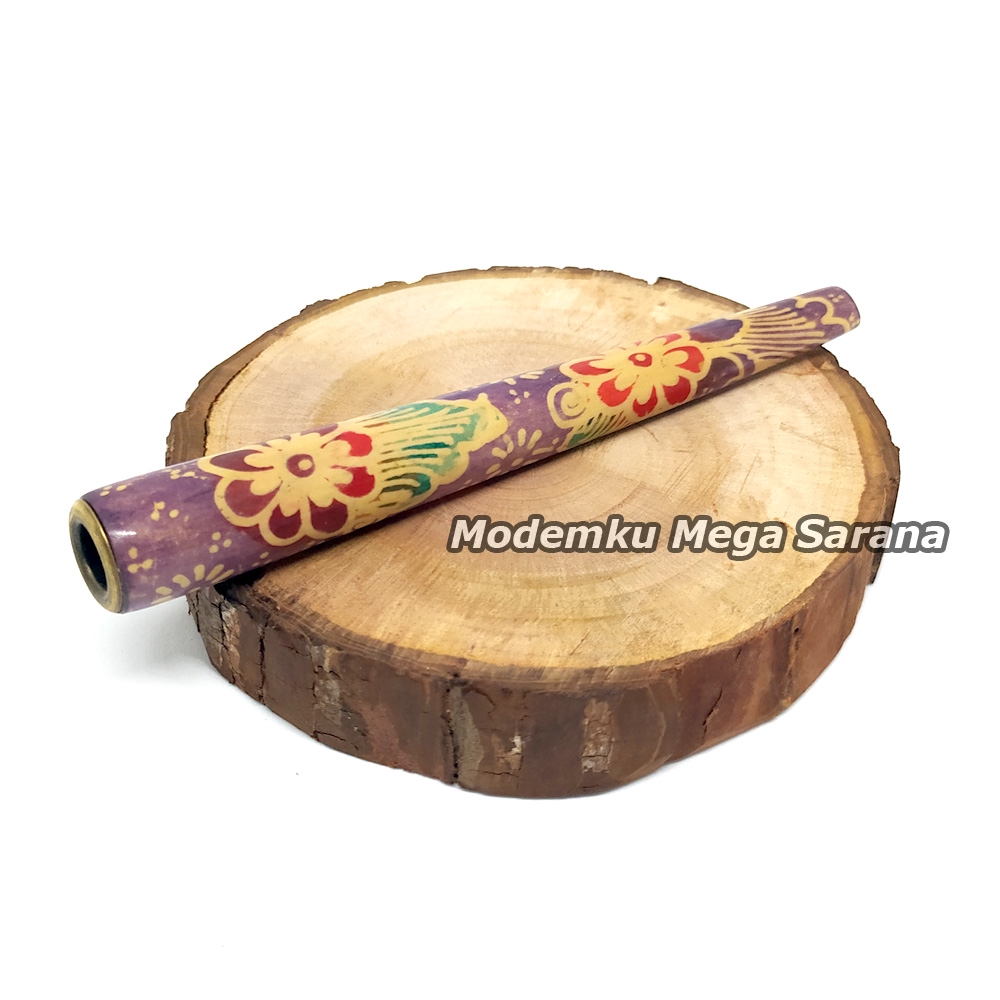 Pipa Once Rokok Kayu Kopi Batik Lubang Universal