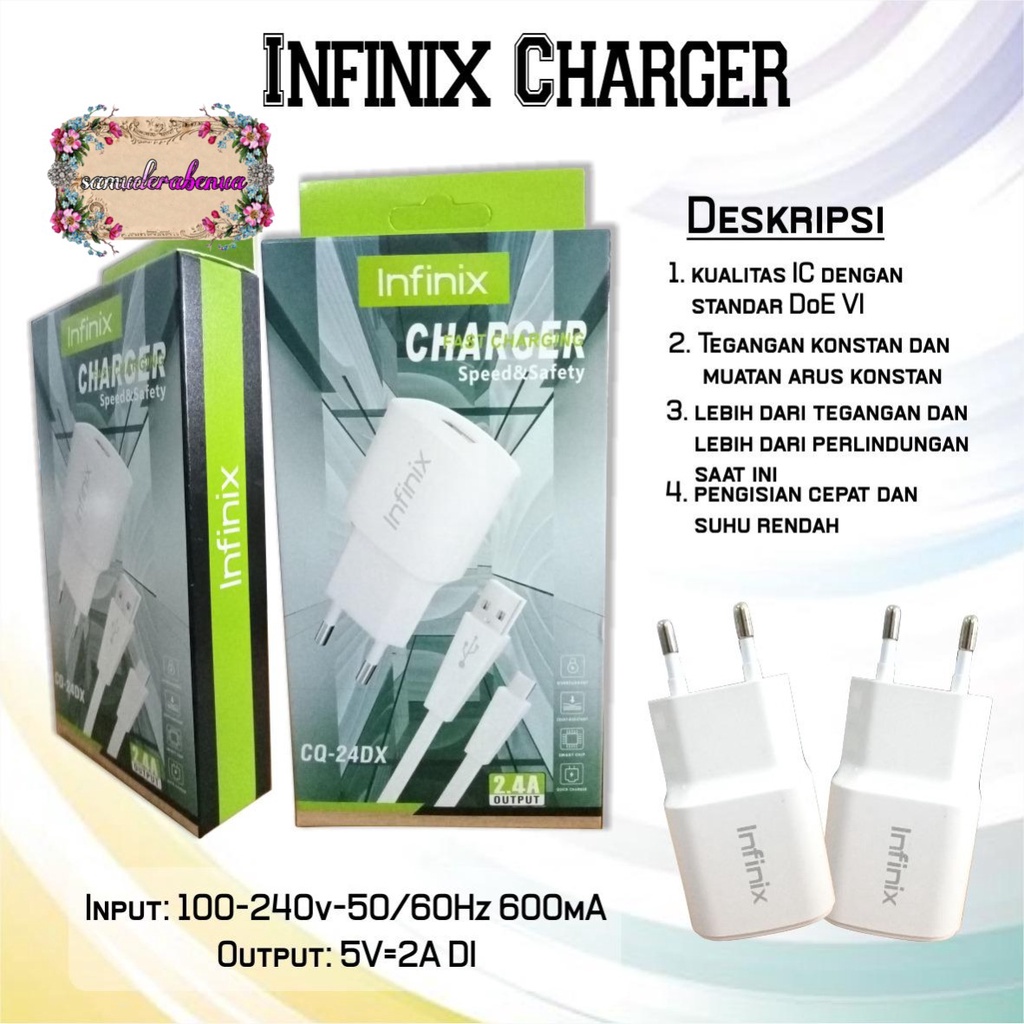 Charger Infinix 9V -2A Original Fast Charging Kabel Micro USB note 7 Note 8 hot 9 8 10 play SB2566