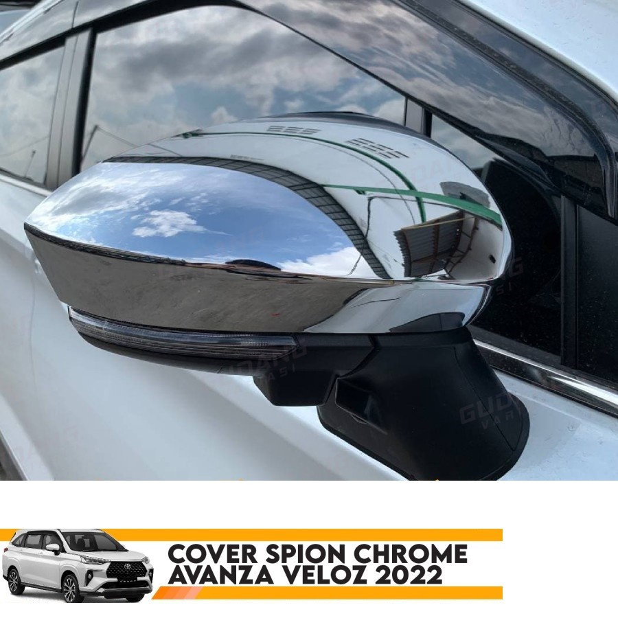 Cover Spion All New Avanza Veloz 2022 Chrome