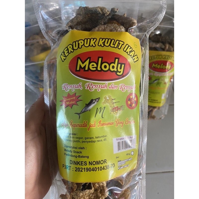 Kerupuk kulit ikan Melody