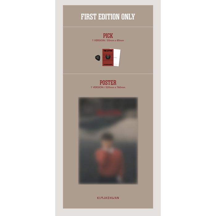 Kim Jaehwan - 4th Mini Album THE LETTER (CD / KiT)