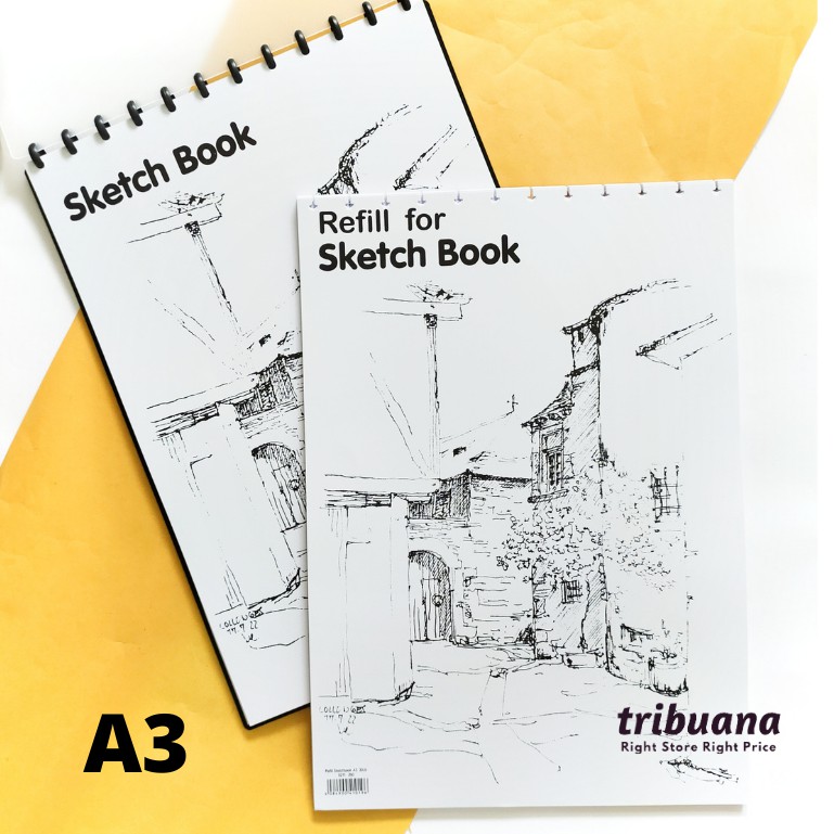 

Sketch Book Lyra A3 - Refill Sketchbook Lyra 30 lembar / Buku Gambar