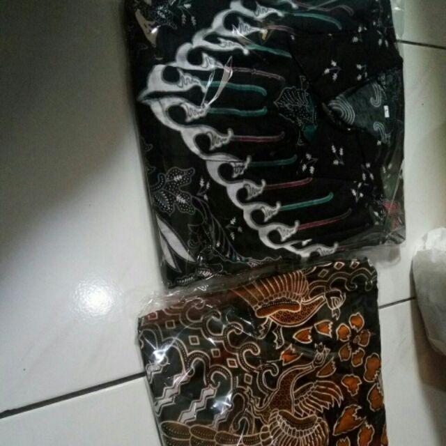 Kemeja Batik Pria Lengan Panjang Size M L Xl Xxl Bswart Batik Hrb026