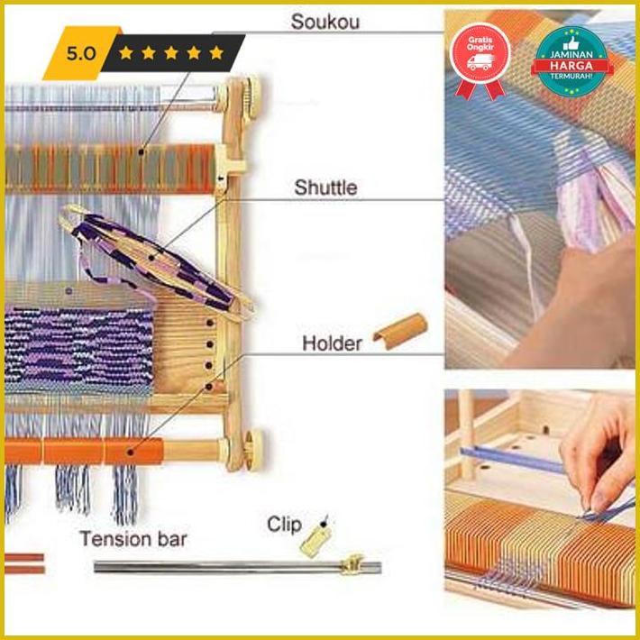 

Kerajinan Tangan Id 21801 Weaving Loom : Clover Sakiori Ki 40 Cm / Alat Tenun Terlaris