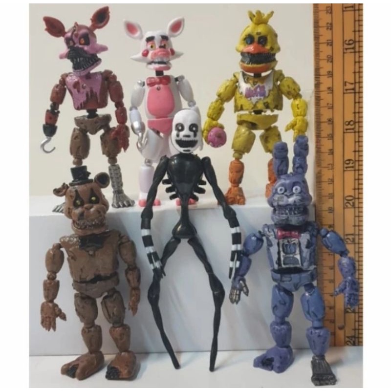 mainan fnaf five night at freddy broken figure
