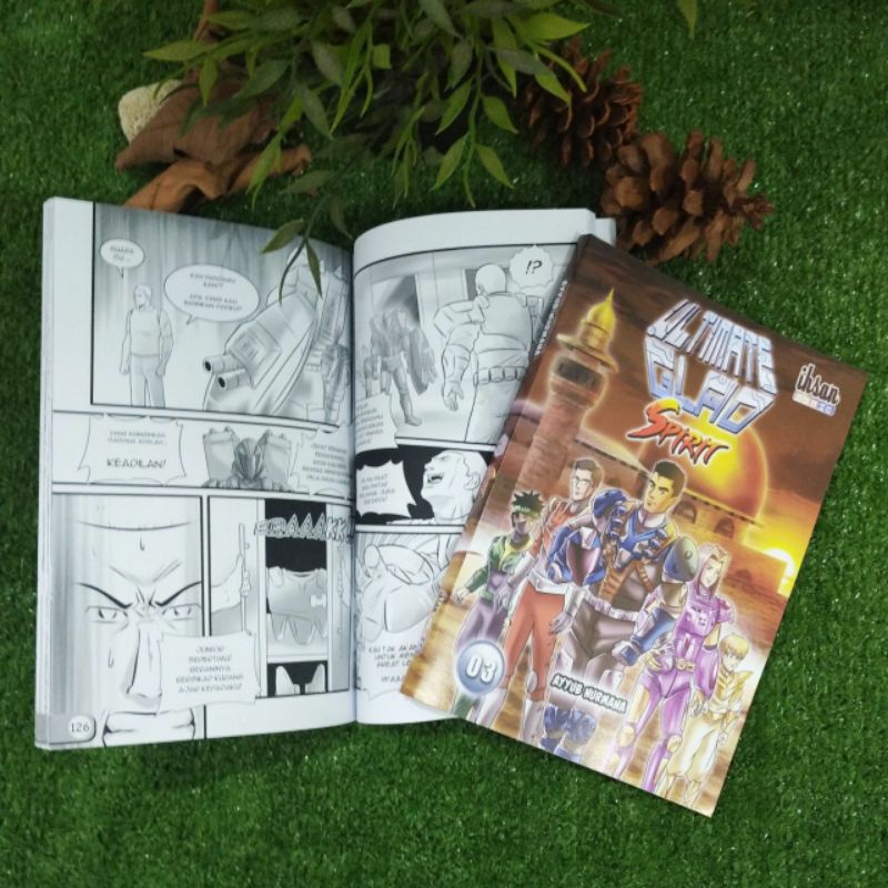 KOMIK ANAK ULTIMATE GLAD SPIRIT 3 - BUKU SUPER HERO IHSAN MEDIA