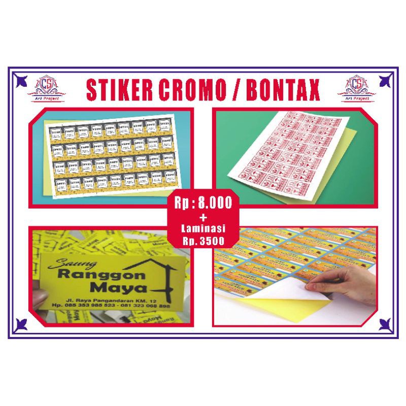 

Stiker Cromo / Bontak