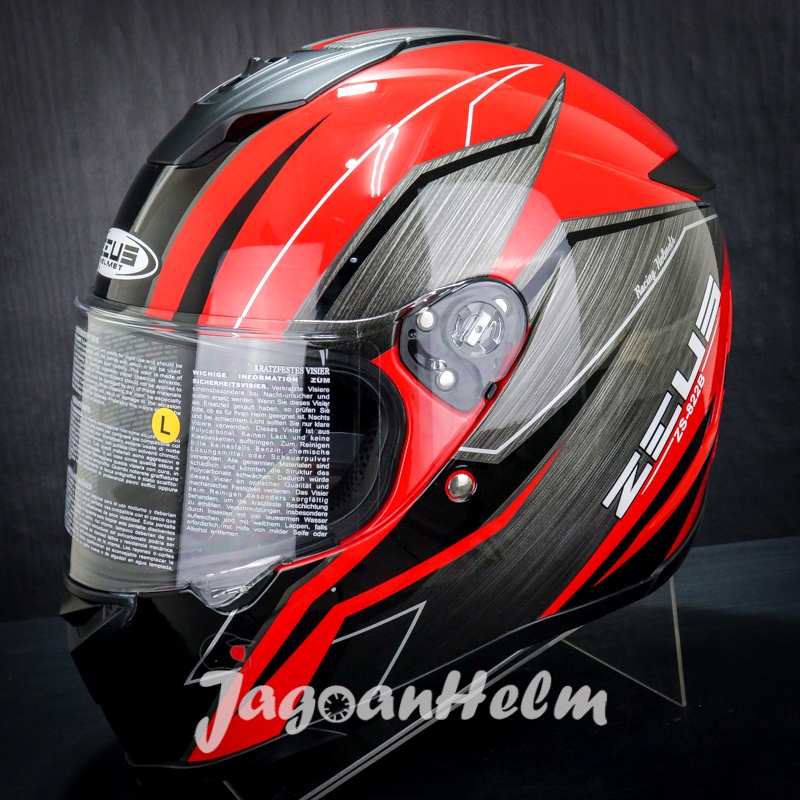 ZEUS HELM ZS822B AO21 | DARK RED BLACK| ZS822 | ZS-822B | ZS-822 B