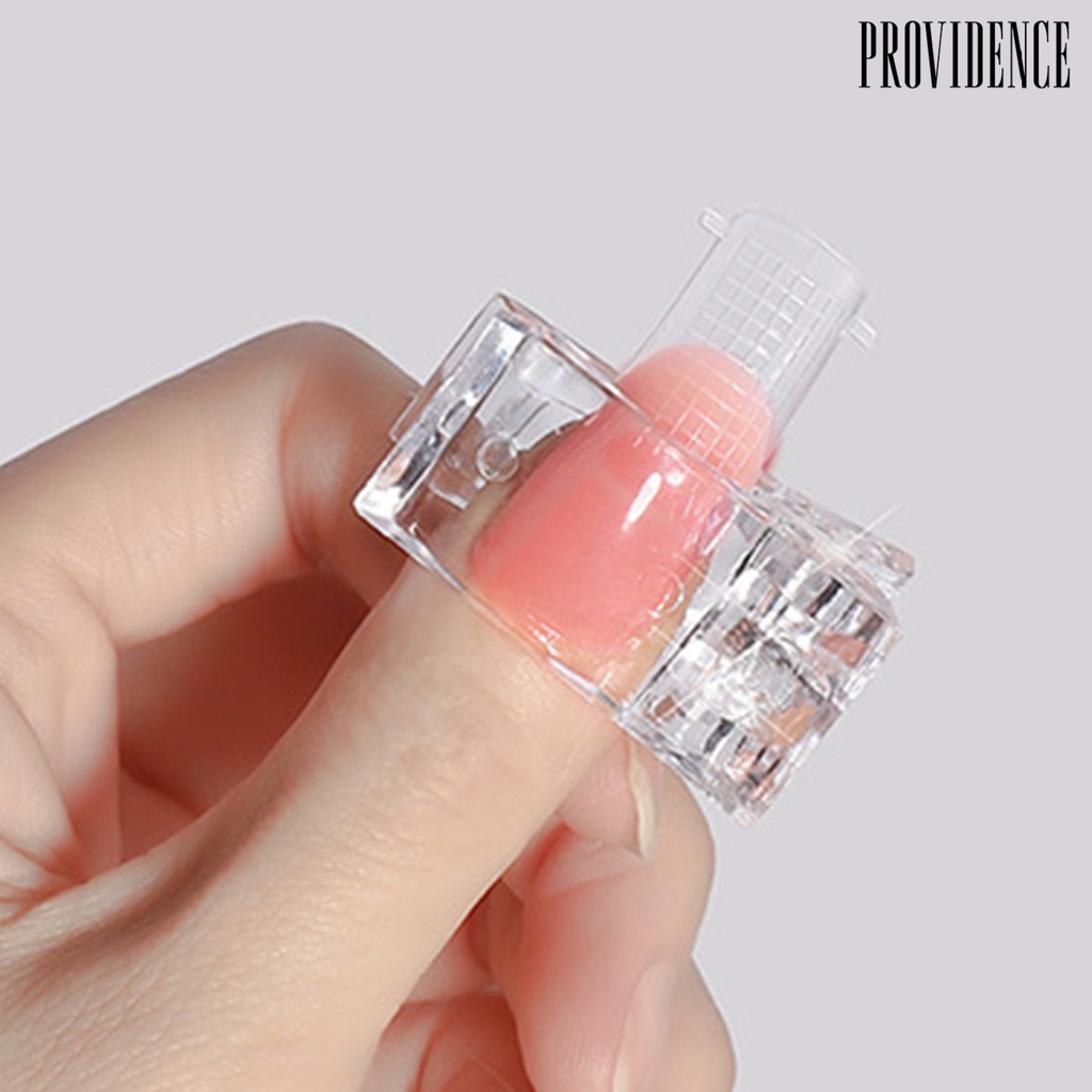 Providence 10Pcs Nails Extension Clip Wear-resistant Makeup Tool Resin Women Nail Shaping Clip Tool for Beginners