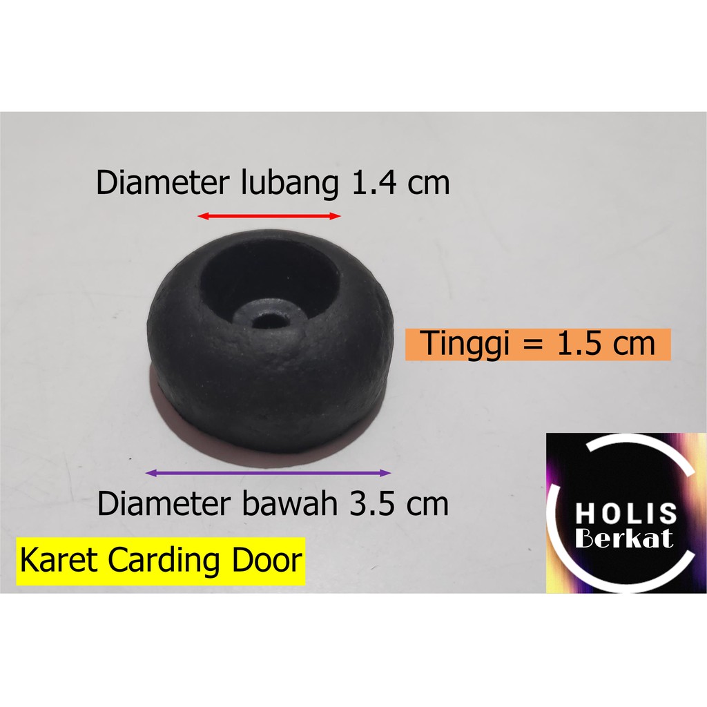 Alas Kaki Karet / Tatakan Rak Meja Kursi / Door Stop (Carding Door)