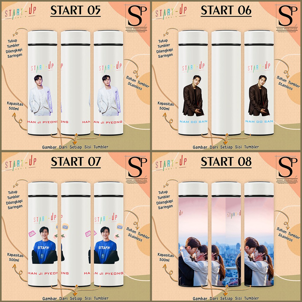 Botol Minum Start Up Drama Korea Tumbler 500 Ml