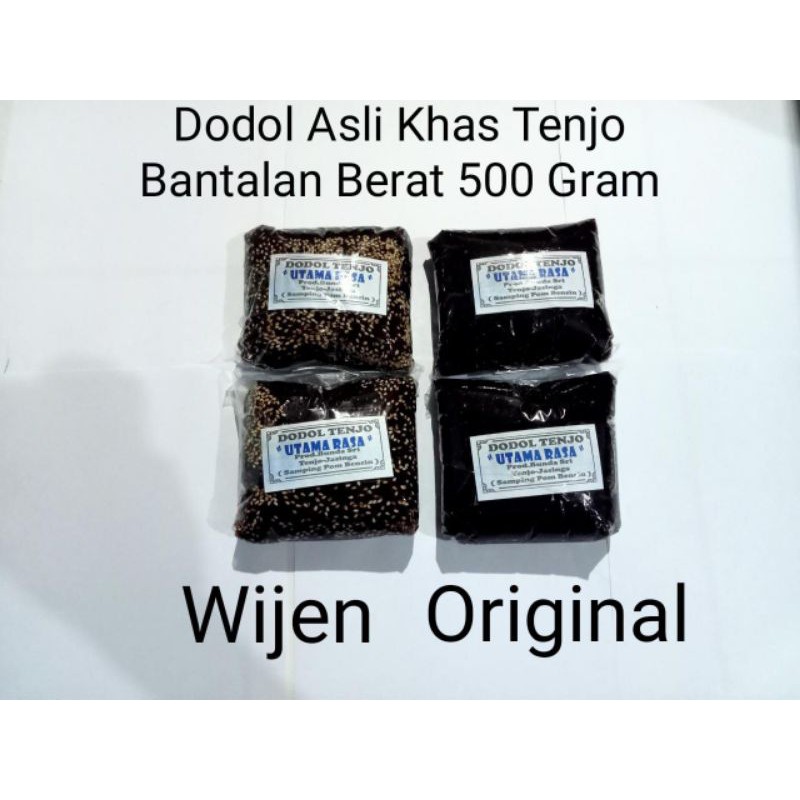 

Dodol Asli Khas Tenjo Kiloan/Bantalan Berat 500 Gram