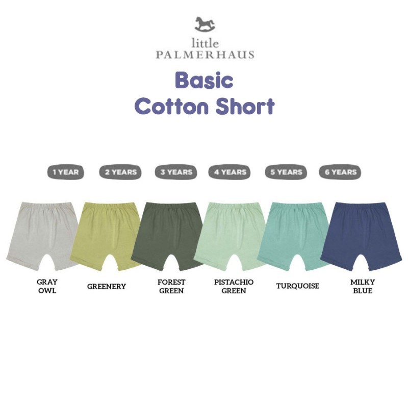 Little Palmerhaus Basic Cotton Short Celana Pendek Anak - Laki Laki