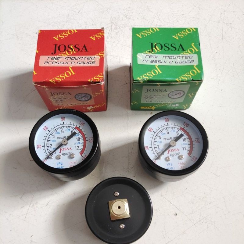 JOSSA pressure gauge drat tengah heavy duty / manometer drat tengah JOSSA