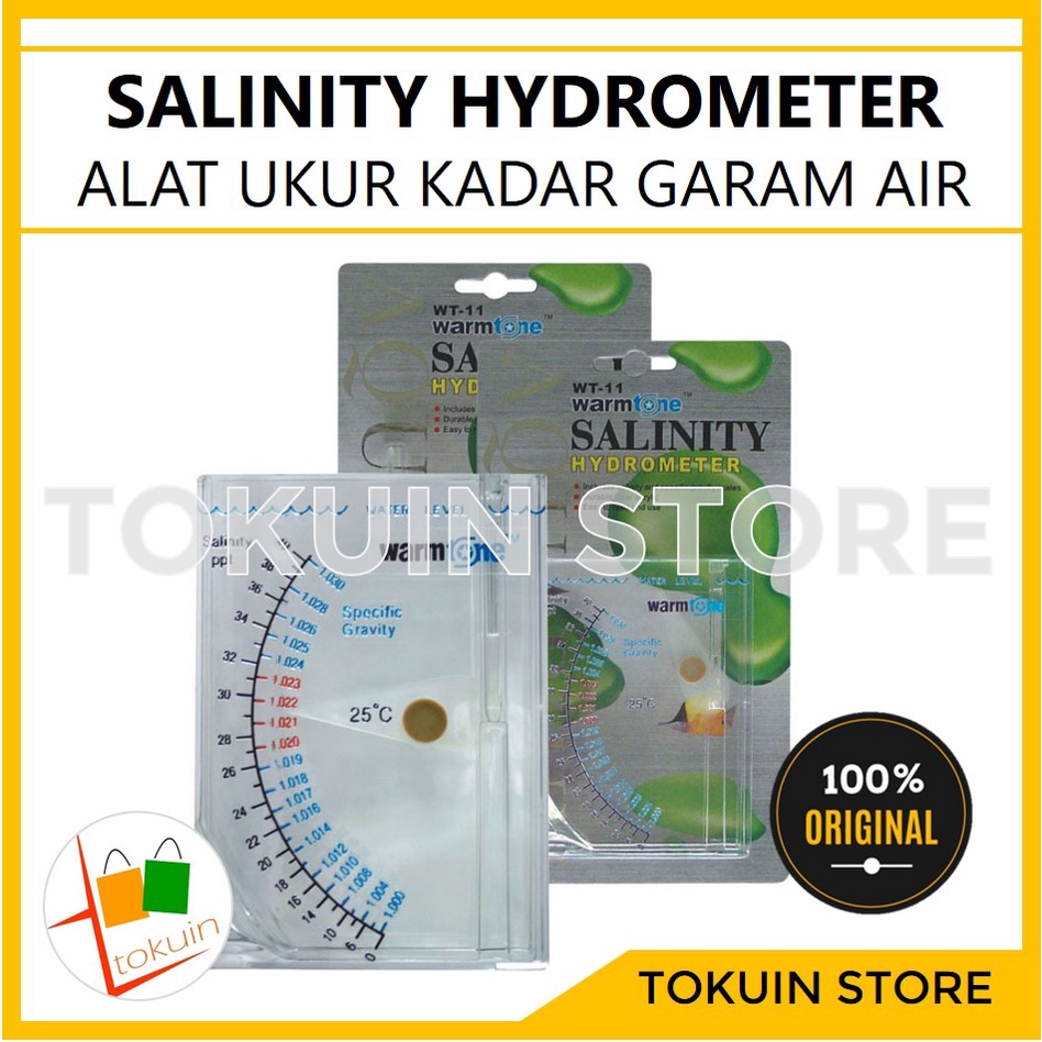 Warmtone WT 11 Salinity Hydrometer Salinitas Meter Tester Kadar Garam