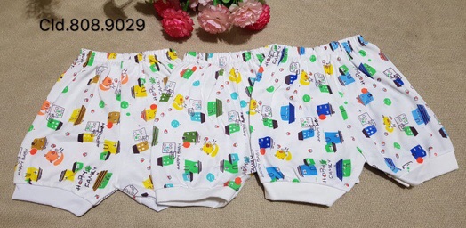 6PCS Celana pendek bayi 3-24bulan / Celana pendek bayi katun / Celana bayi unisex