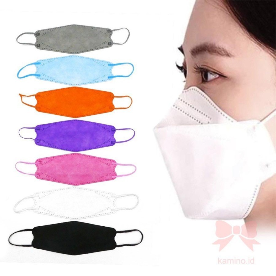 Masker KF94 Warna Warni isi 1 PCS /ECERAN - MIRIP Sensi Convex dan EVO