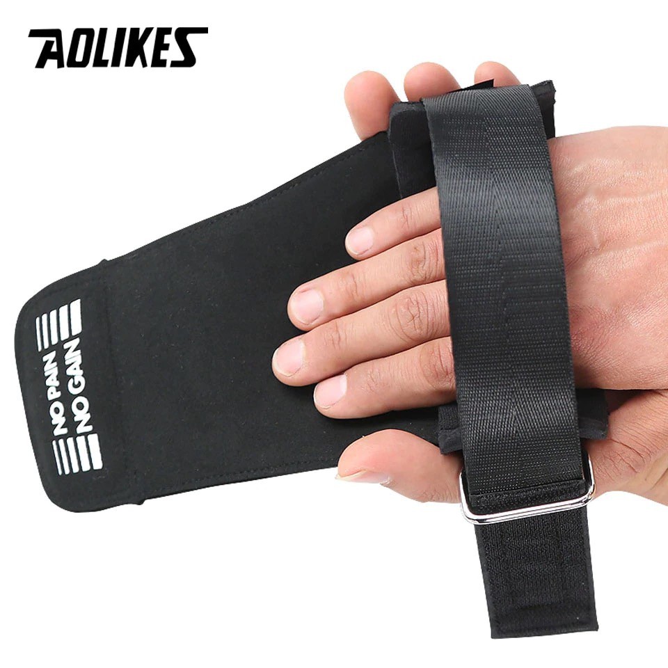 AOLIKES 7639 Leather Wrist Support / Wrist Wrap / Wristband - Deker Pelindung Pergelangan Tangan