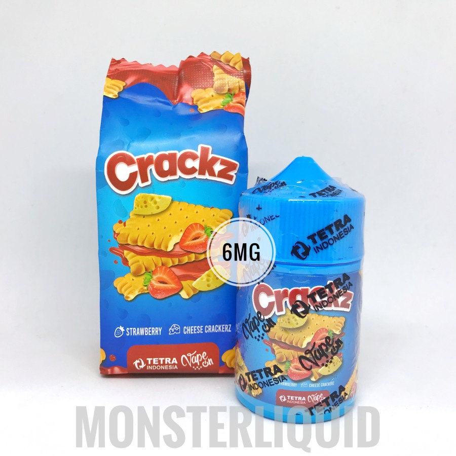 CRACKZ V1 STRAWBERRY CHEESE CRACKERZ BY TETRA ON 6MG 60ML