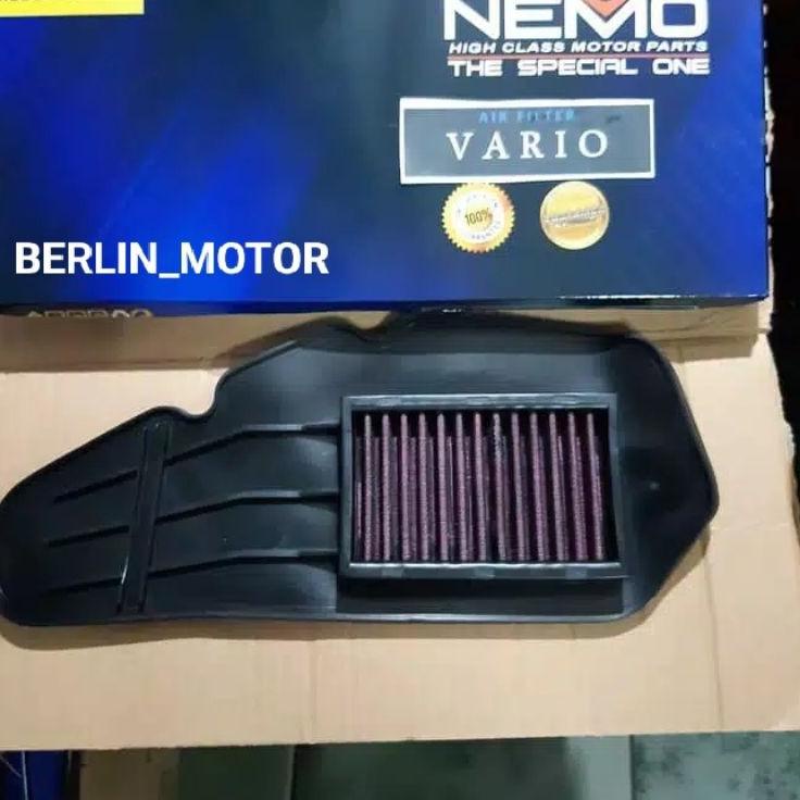 Berkualitas FILTER AIR VARIO 125/150 NEMO/ SARINGAN UDARA VARIO NEMO ✓