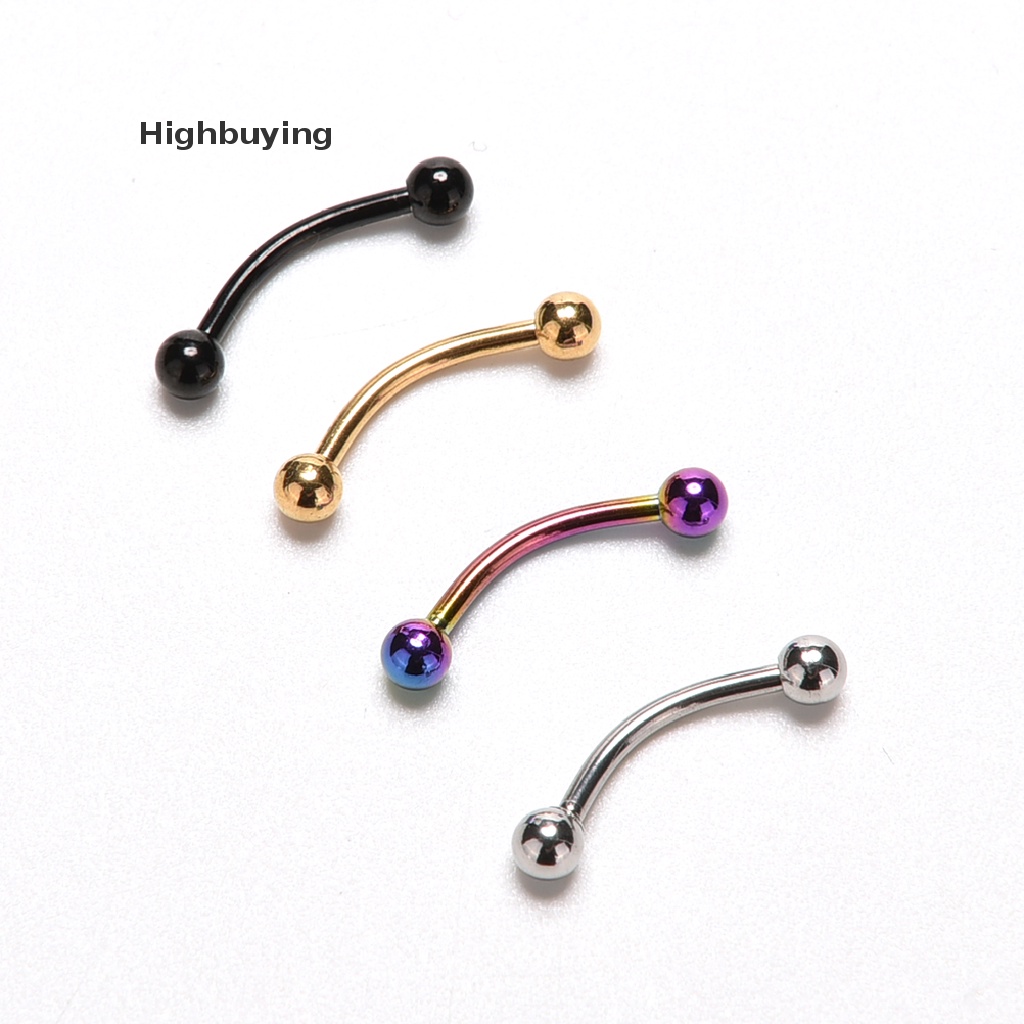 Hbid Anting Tindik Alis Bentuk Barbel Bahan Stainless Steel Glory