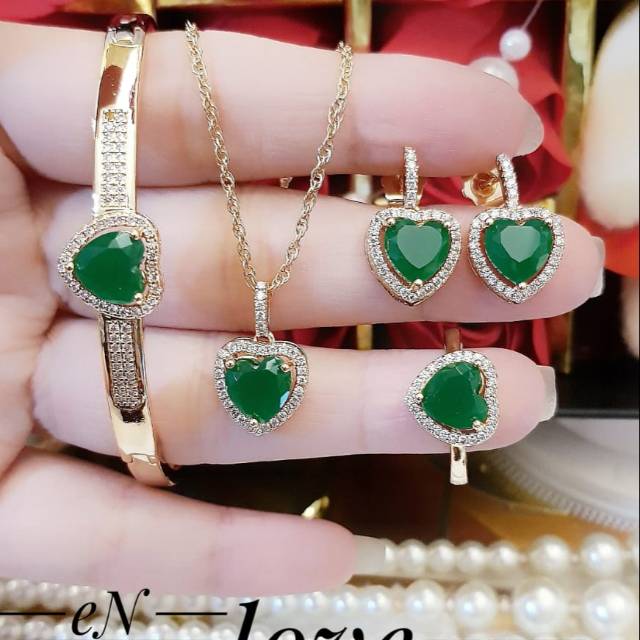 Xuping set perhiasan lapis emas 24k 0209i