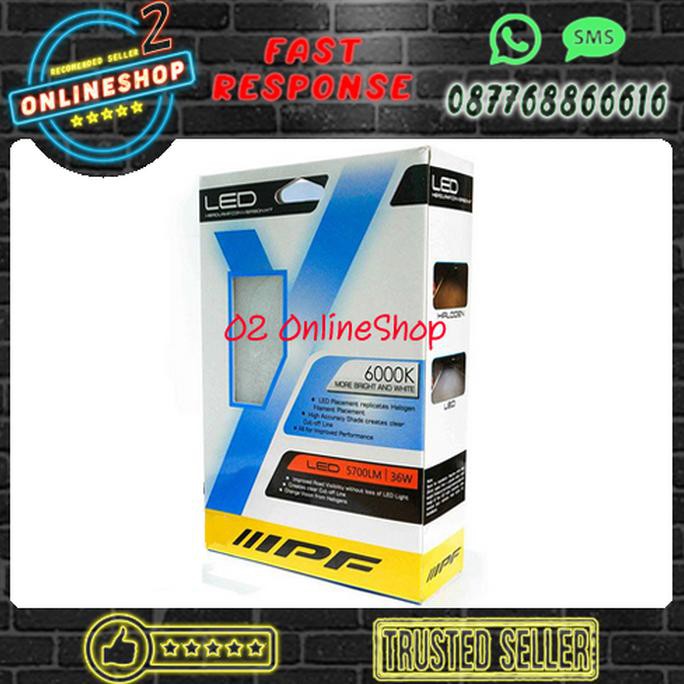 STAR SELLER LAMPU MOBIL LED IPF H7 HEADLAMP IPF H7 6000K IPF H7 LAMPU LED MOBIL #6