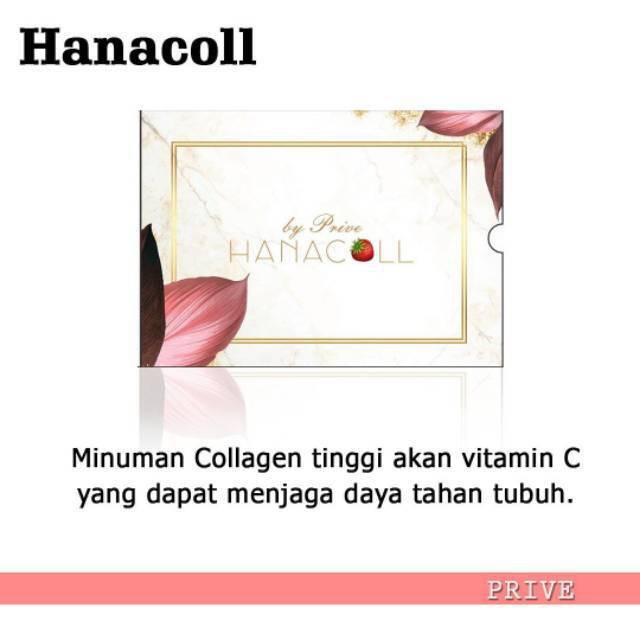 [ SALE ] BPOM HANACOLL Whitening Collagen Powder Drink Strawberry Isi 15 Sachets HALAL MUI ORIGINAL