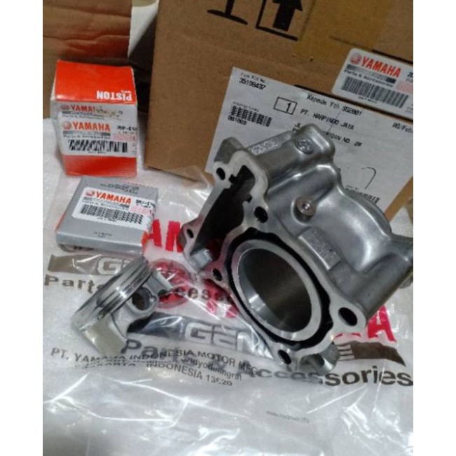 paket cylinder blok bureng set piston 2dp n max aerox r15 v3 wr155