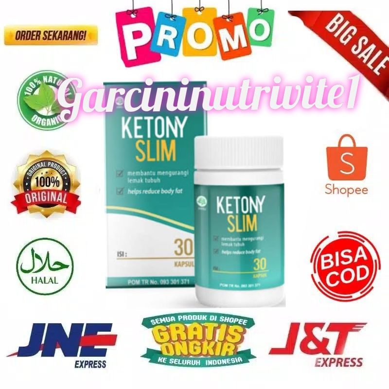 Ketony Slim Original Suplemen Pelangsing Badan Aman Terpercaya