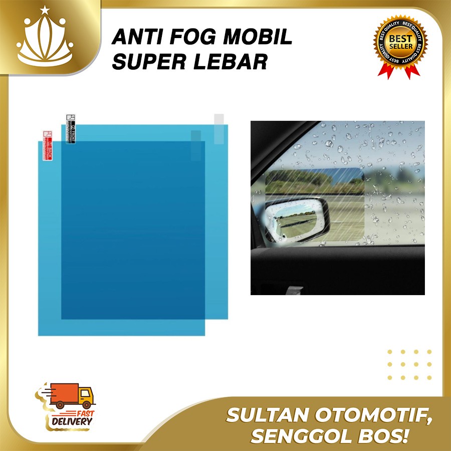 Kaca Film KOTAK BESAR kaca mobil Anti Fog, Anti Air, Embun Waterproof