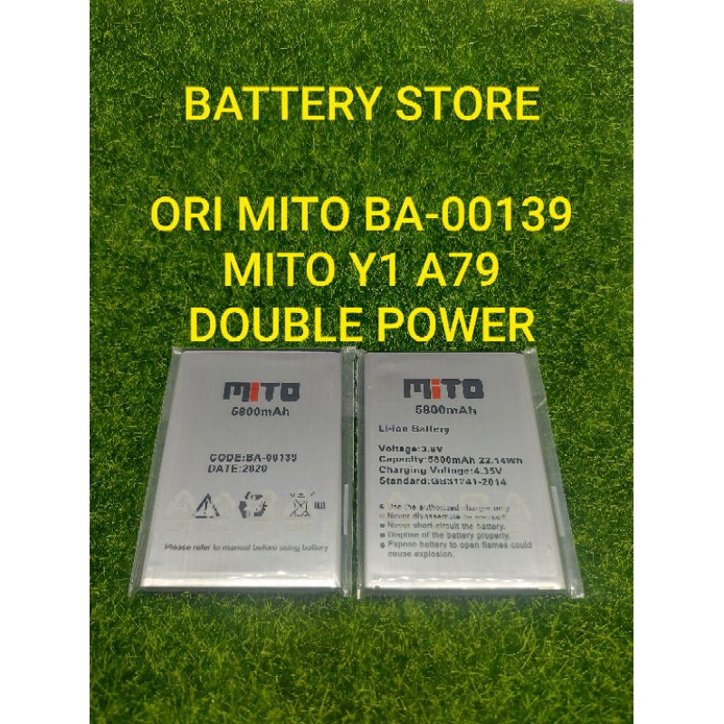 Jual Baterai Battery Batre Batrai Batrei Bat Ori Mito Y A Double Power Baterai Mito Ba