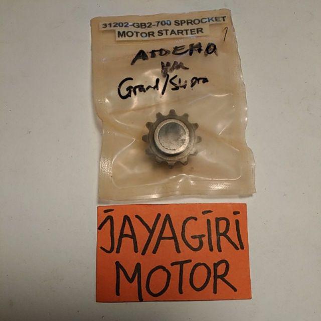 Gigi Stater Kecil Grand Supra Vario Starter Dinamo Dynamo Gear Gir One Way Motor Sprocket Sproket-Grand / Supra - OEM