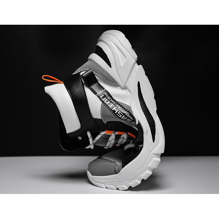 TBIG [COD] Sepatu Pria High Top Sakteboot Sepatu Sneakers Import Pria Sekolah Kuliah Kerja Santai