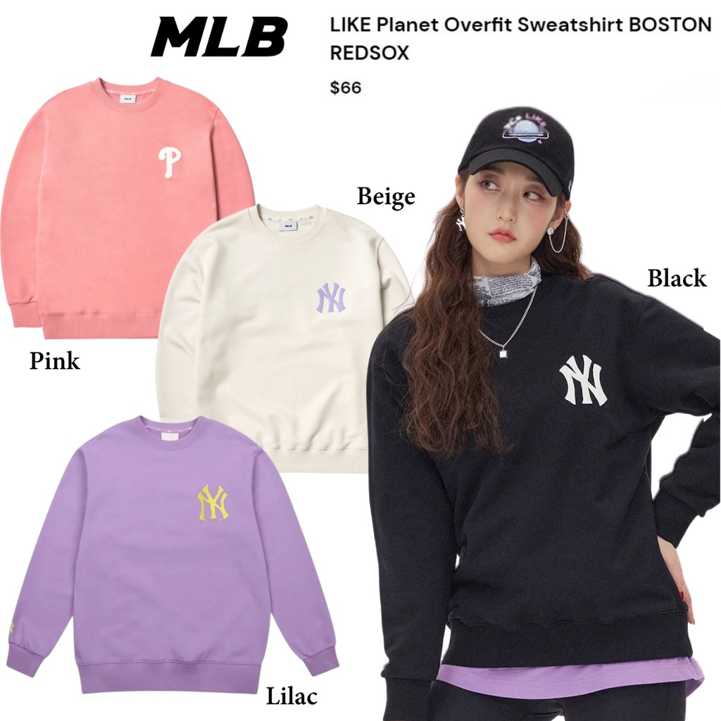 MLB like planet overfit sweatshirt MIRIP ORI‼️