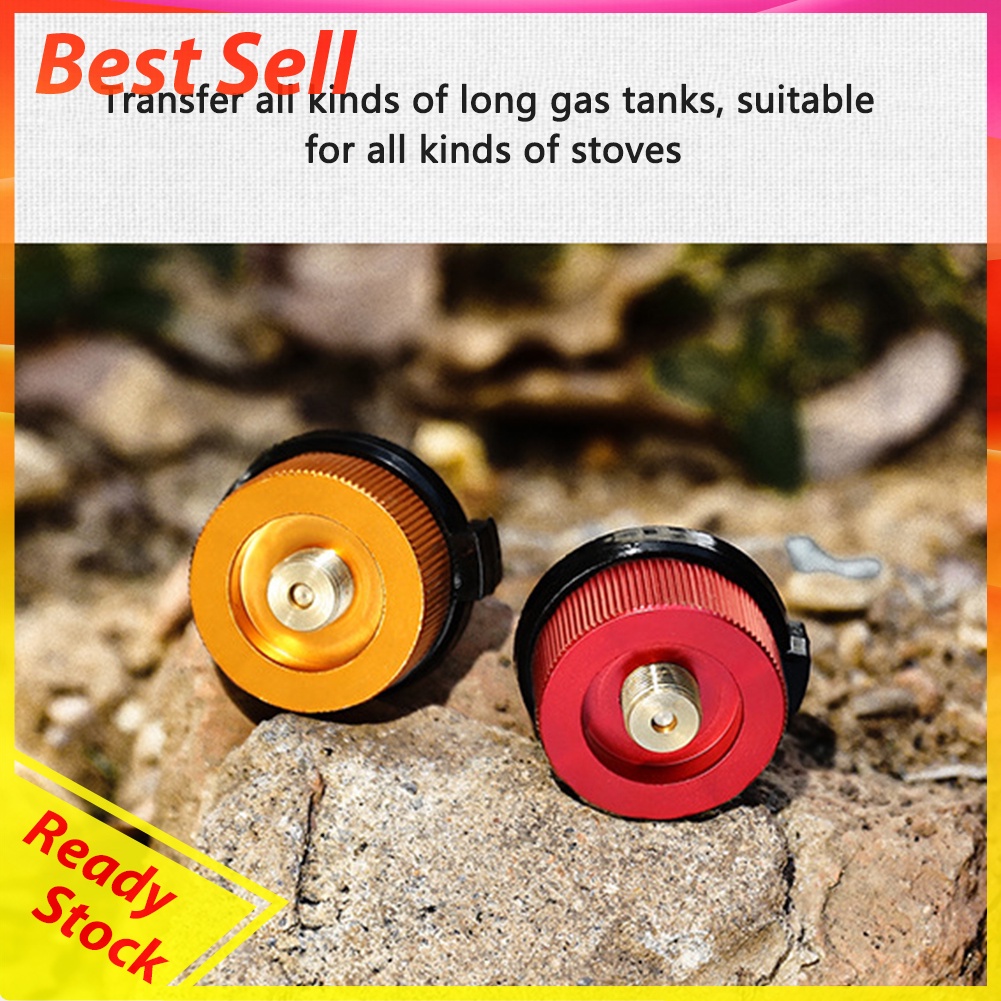 Outdoor Camping Hiking Gas Tank Adapter Stoves Split Gas Furnace Converter