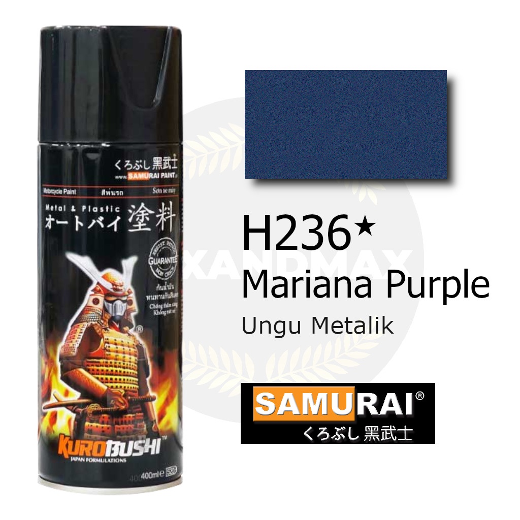 Samurai Paint H236 Mariana Purple 400 ml - Cat Semprot