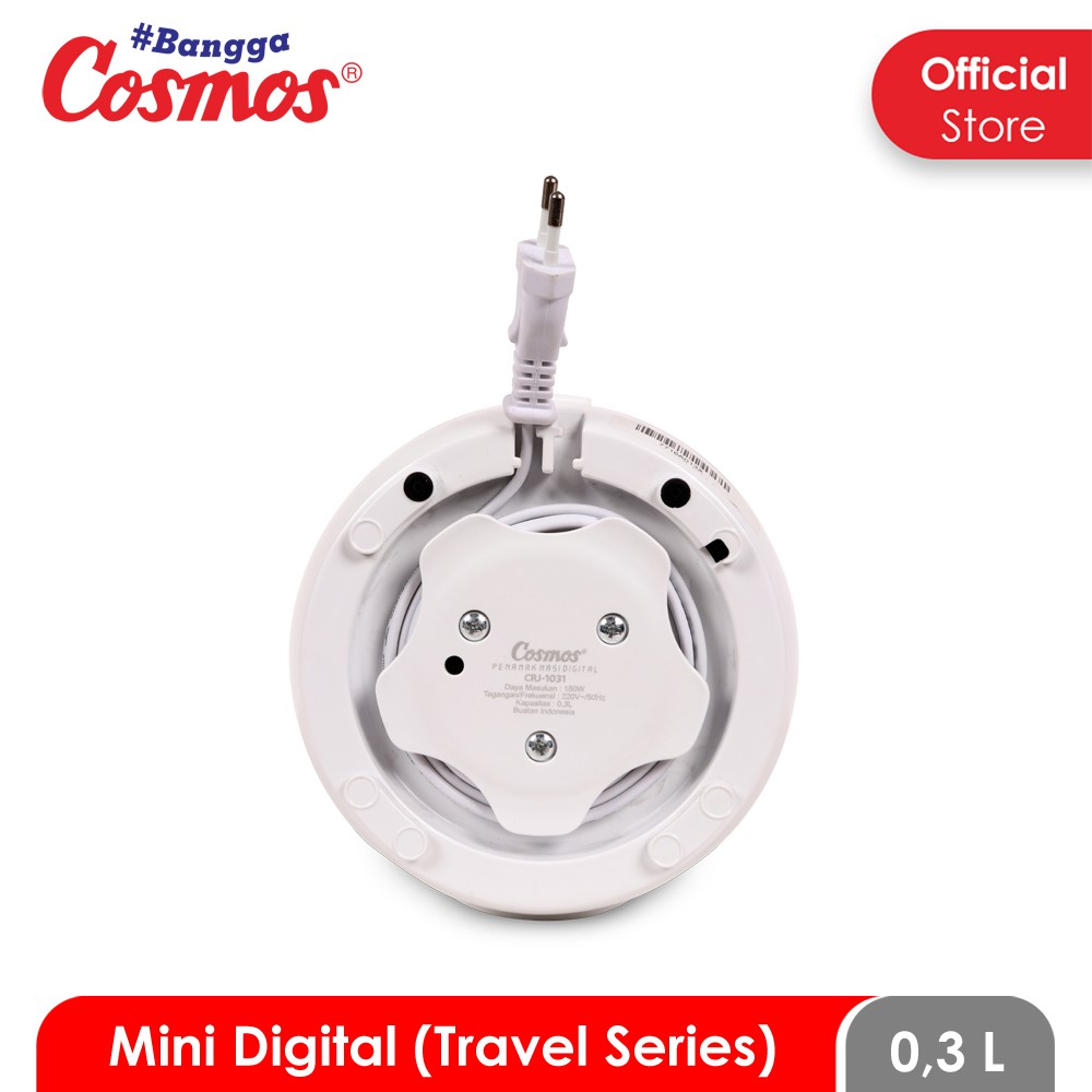 [ Cosmos ] Rice Cooker / Magic Com Digital Mini Cosmos Portable CRJ 1031 - Kapasitas 0.3 Liter