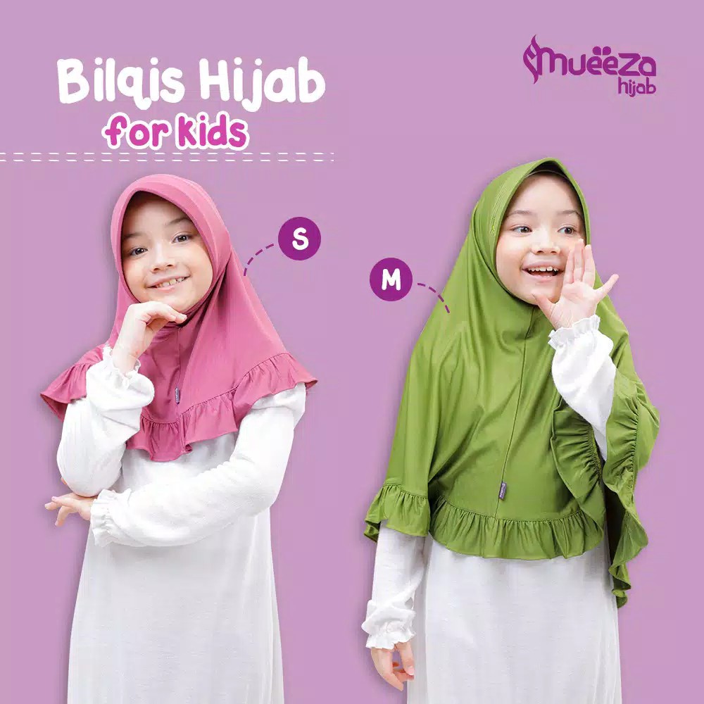 JILBAB ANAK USIA 2-10 TAHUN JILBAB SEKOLAH TK SD JILBAB ALSHA BILQIS | MUEEZA HIJAB