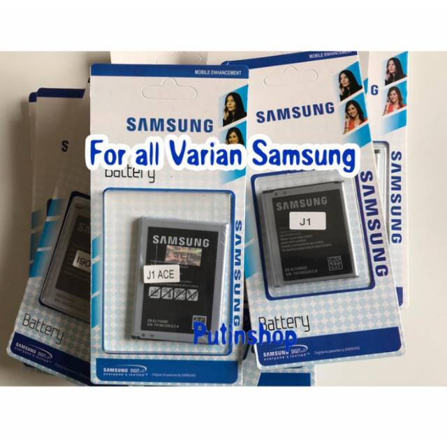 Baterai batre bateray battery Samsung J1 Ace Core 2 duos J2 J3 pro J5 J7 Grand Prime S4 S5 Note 3