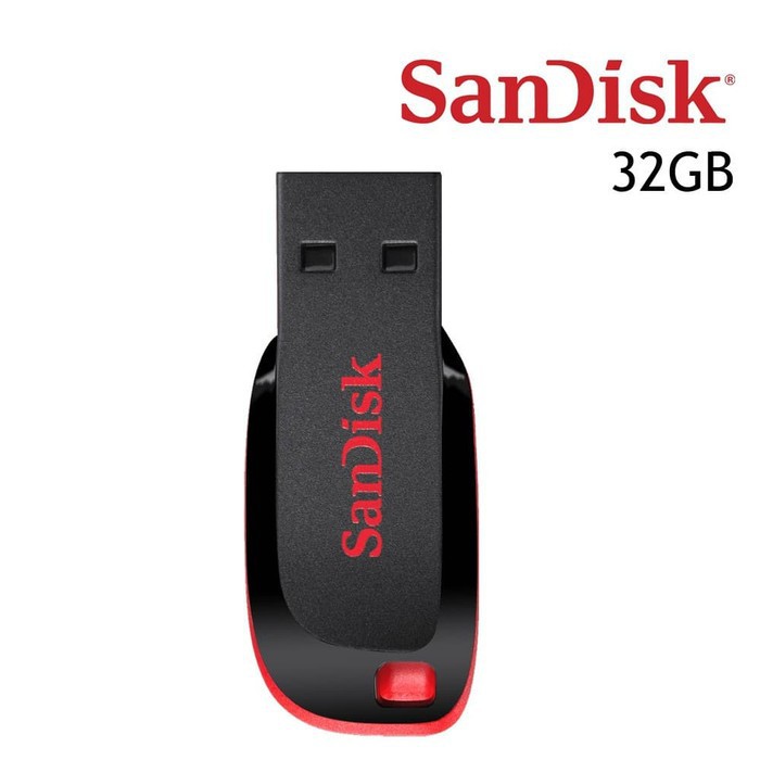 flash disk Sandisk 32gb usb 2.0 original Cruzer blade sdcz50-032g-b35 - Usb2.0  flashdisk drive san