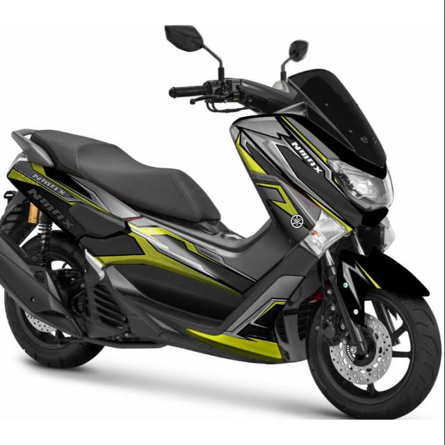 Decal Nmax 180 abu black stiker full nutup body