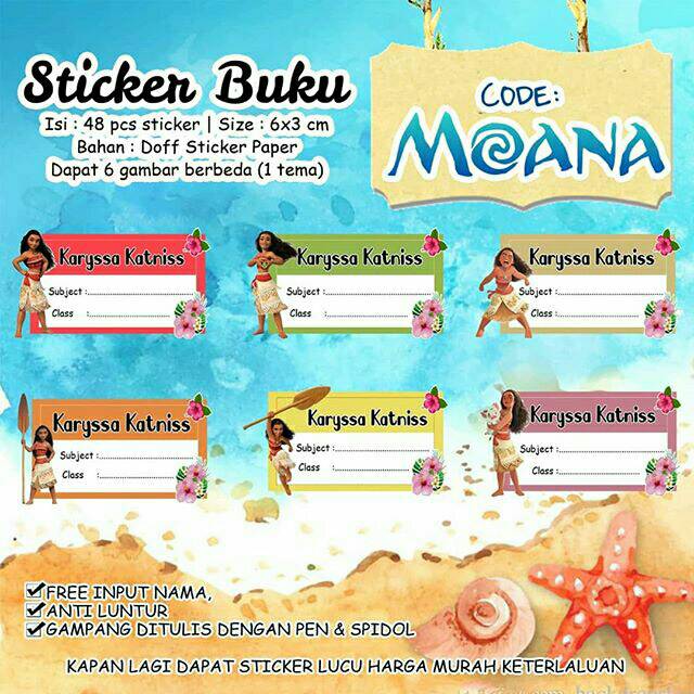 

STICKER BUKU