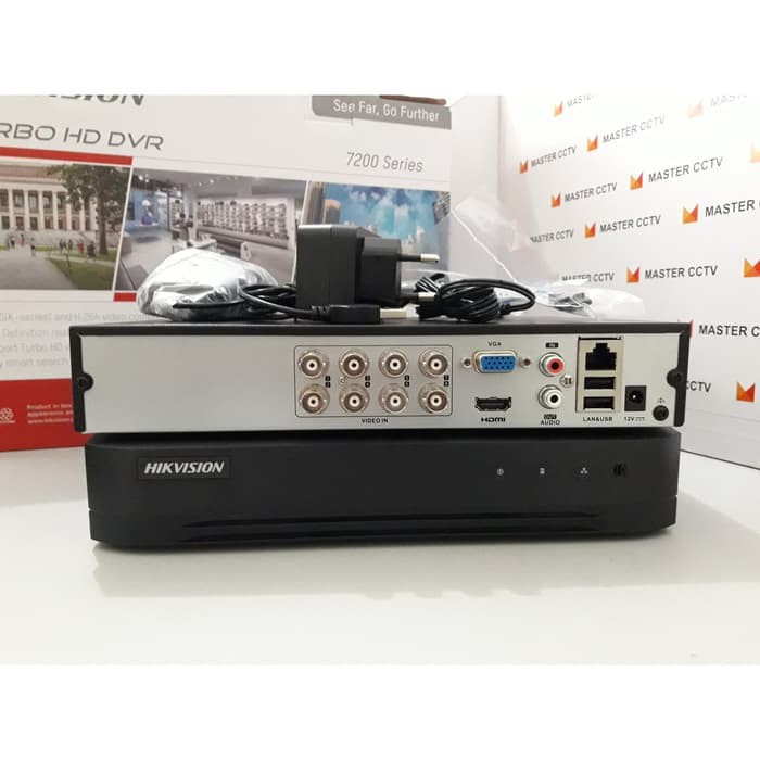 HIKVISION DVR DS-7208HQHI-K1/E ECO 8CH - TURBO HDTVI 8 CHANNEL UP TO 5MP NEW