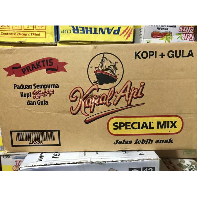 Kapal Api Spesial Mix 1 Dus / 12 Renceng / 120 Sachet / Grosir Kopi