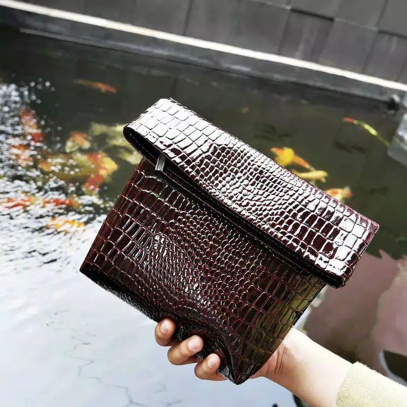 Fashion bag/tas tangan bahan crocodile