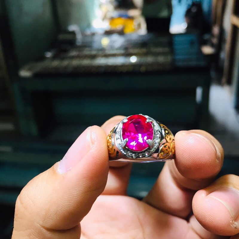 CINCIN BATU MERAH SIEM ROSE