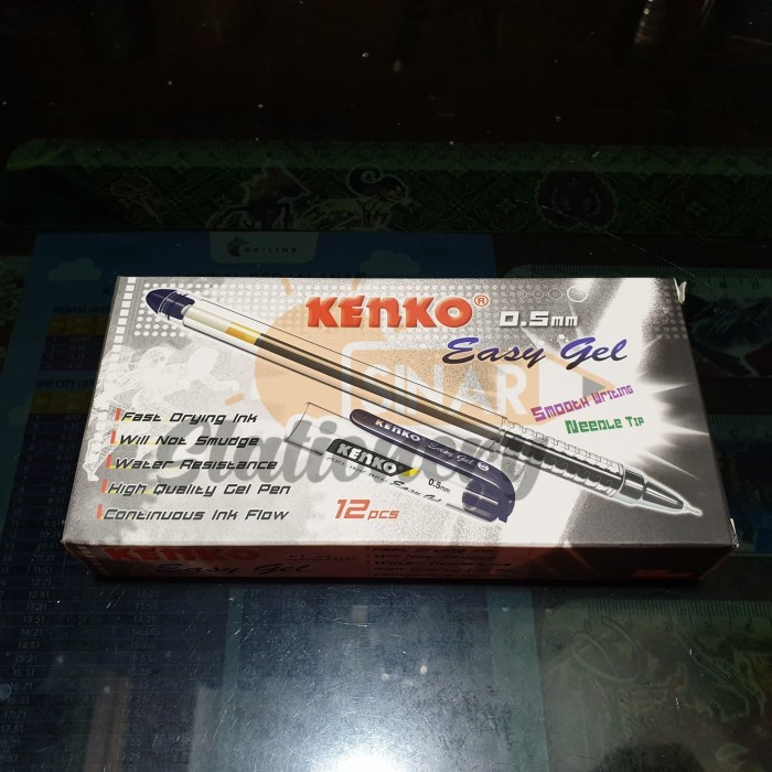 

Wow Pulpen Easygel Kenko 0.5 Hitam 1Pak Isi 12Pc Murah